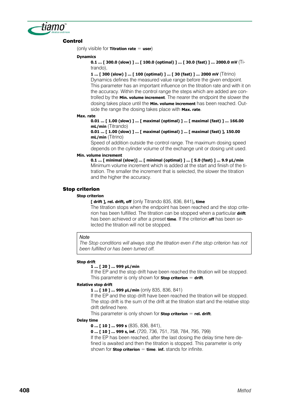 Metrohm tiamo 1.1 Manual User Manual | Page 436 / 838
