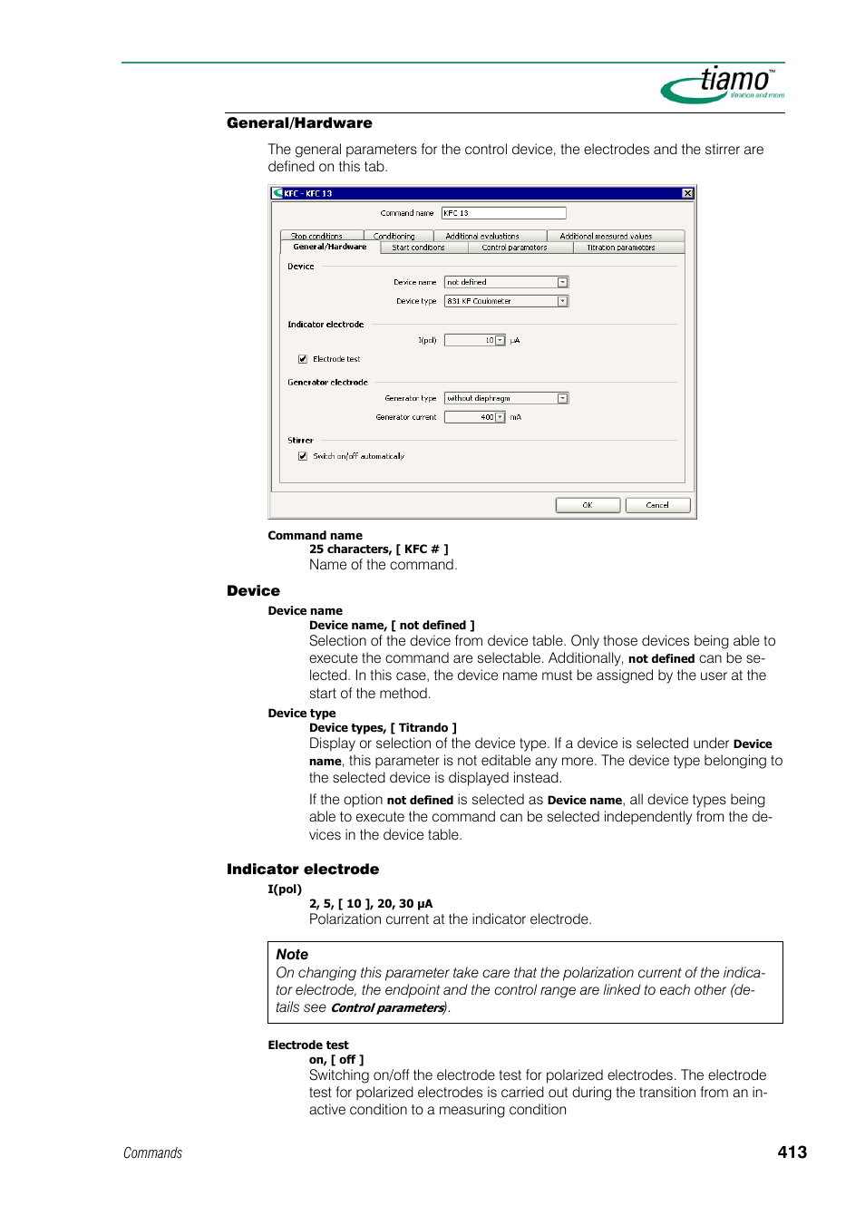 General/hardware | Metrohm tiamo 1.1 Manual User Manual | Page 441 / 838