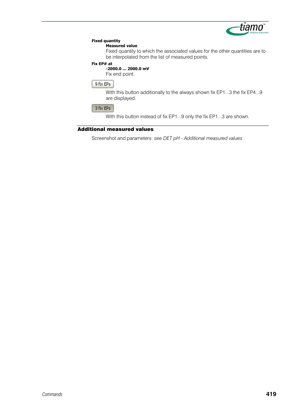 Additional measured values | Metrohm tiamo 1.1 Manual User Manual | Page 447 / 838