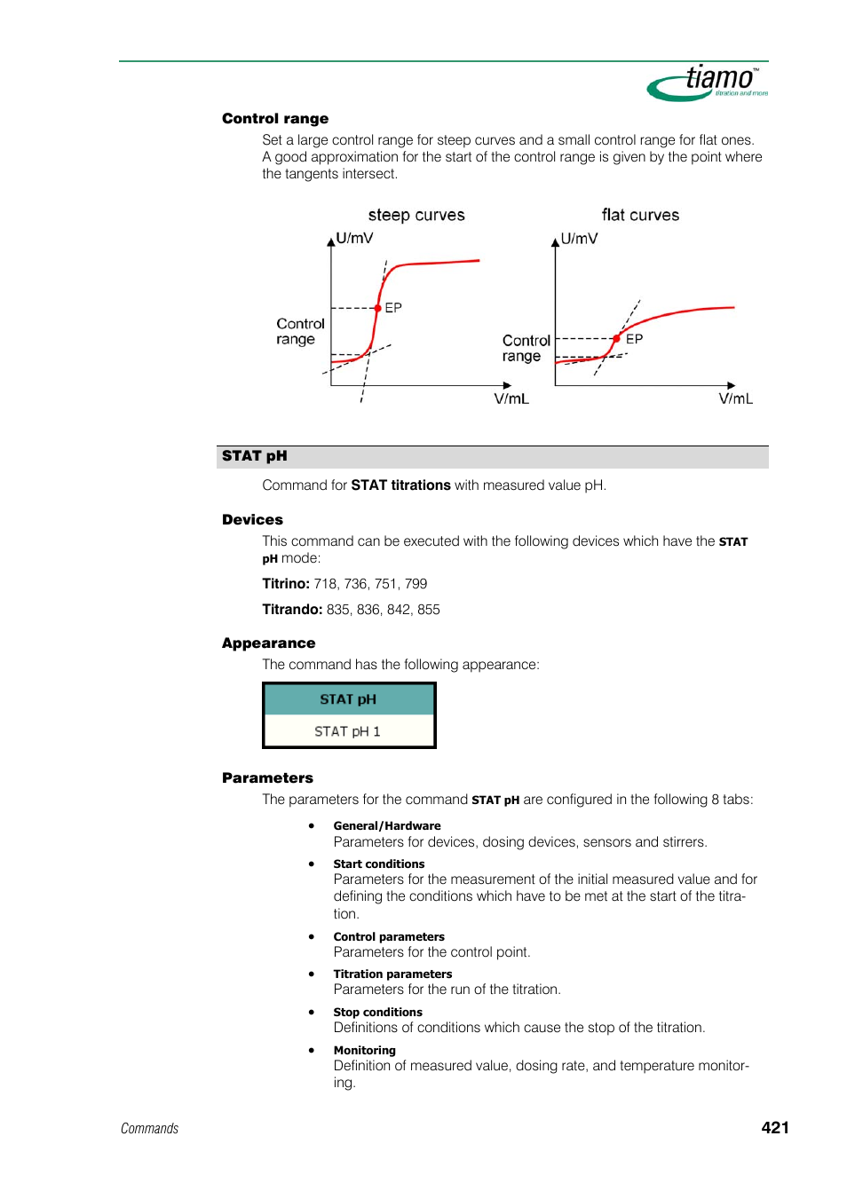 Stat ph | Metrohm tiamo 1.1 Manual User Manual | Page 449 / 838