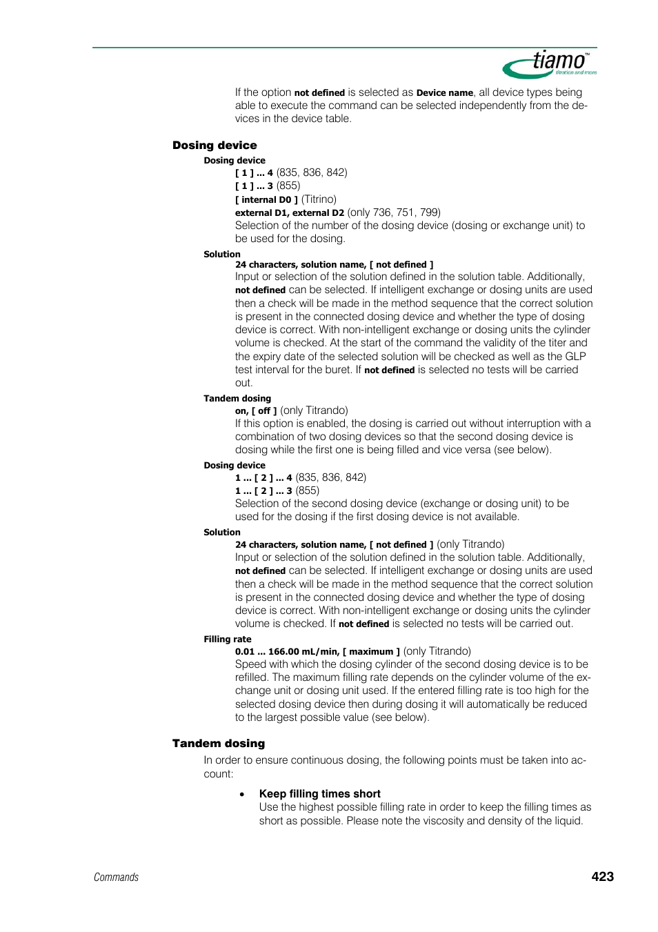 Metrohm tiamo 1.1 Manual User Manual | Page 451 / 838