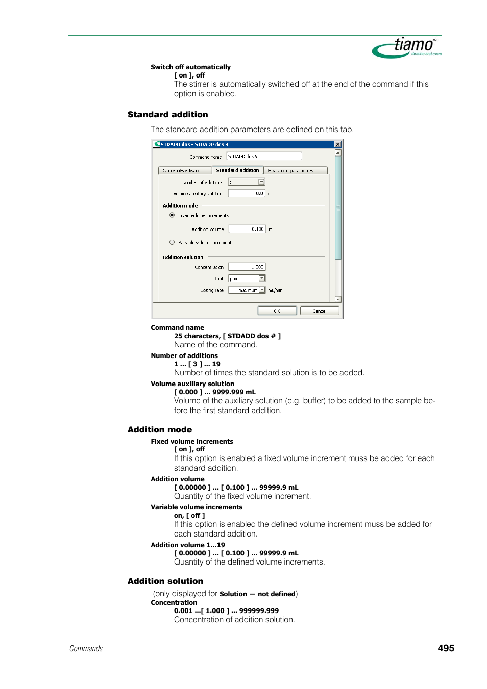 Standard addition | Metrohm tiamo 1.1 Manual User Manual | Page 523 / 838