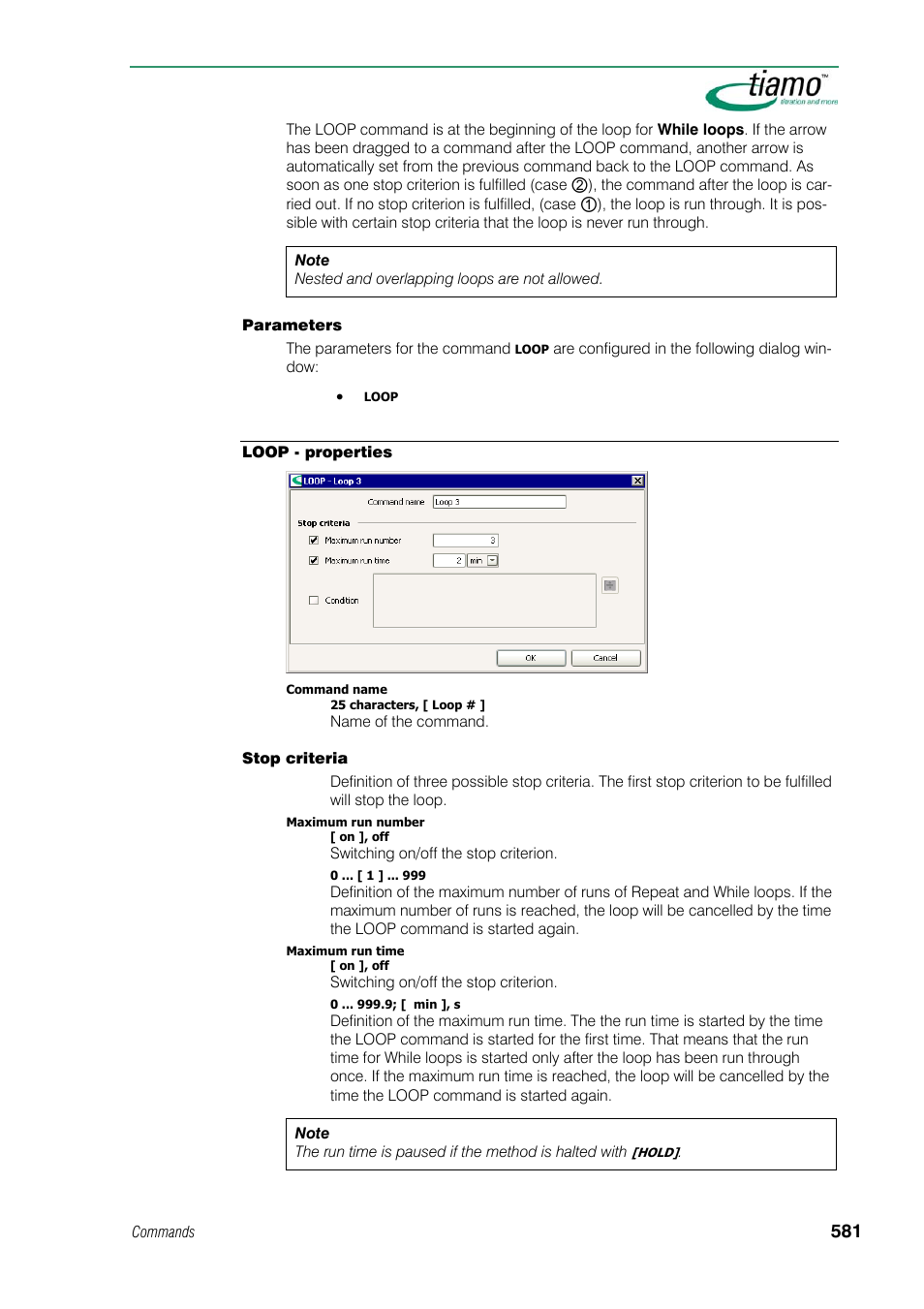 Loop - properties | Metrohm tiamo 1.1 Manual User Manual | Page 609 / 838