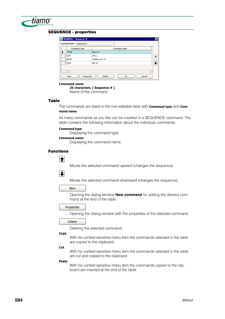 Sequence - properties | Metrohm tiamo 1.1 Manual User Manual | Page 612 / 838