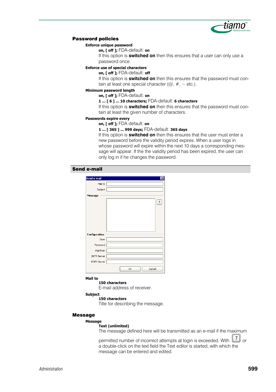 Send e-mail | Metrohm tiamo 1.1 Manual User Manual | Page 627 / 838