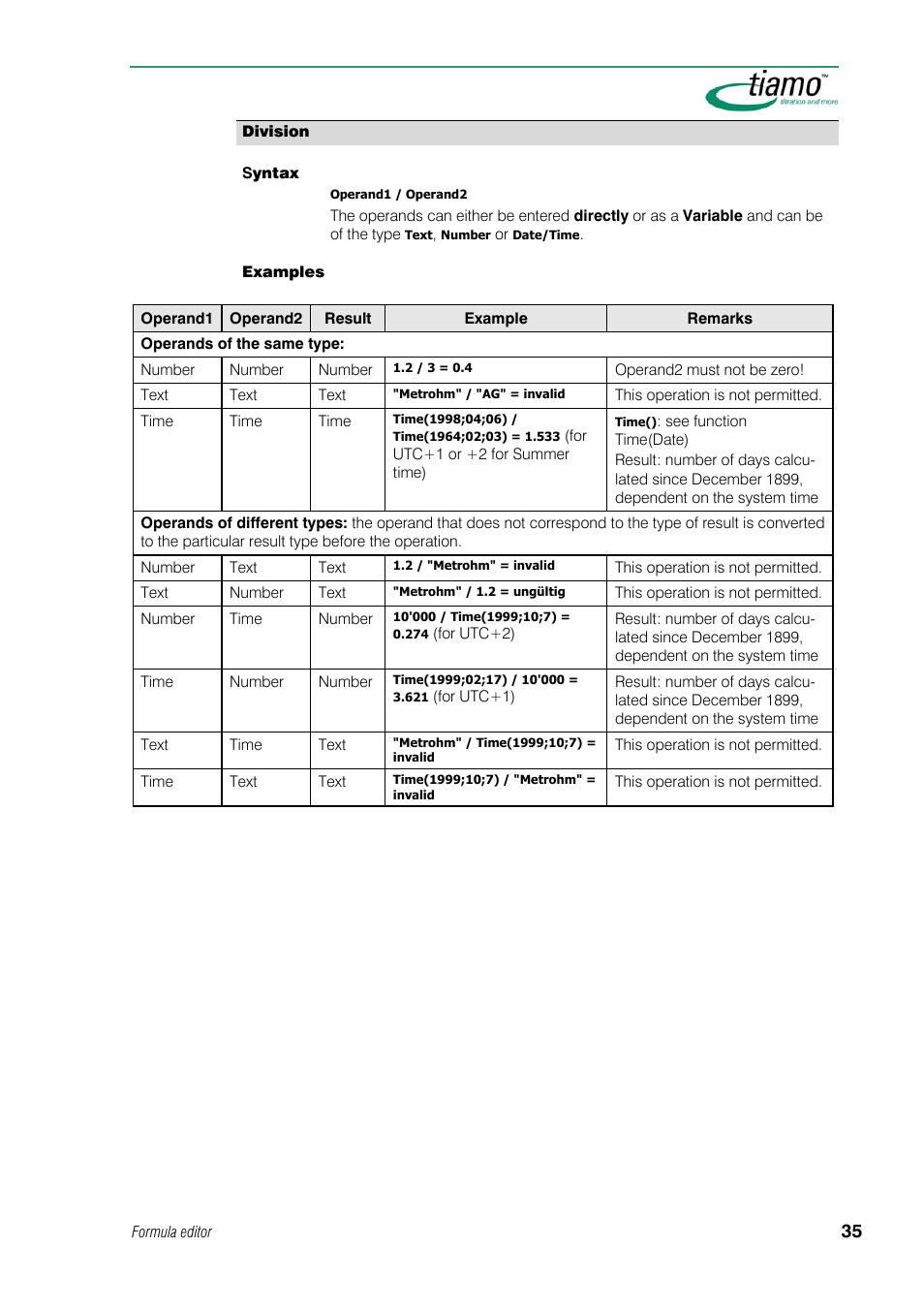 Division | Metrohm tiamo 1.1 Manual User Manual | Page 63 / 838
