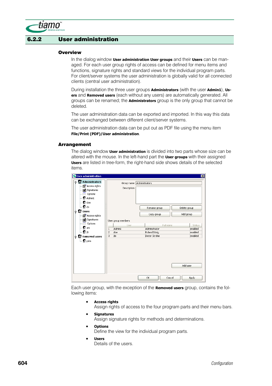 2 user administration | Metrohm tiamo 1.1 Manual User Manual | Page 632 / 838