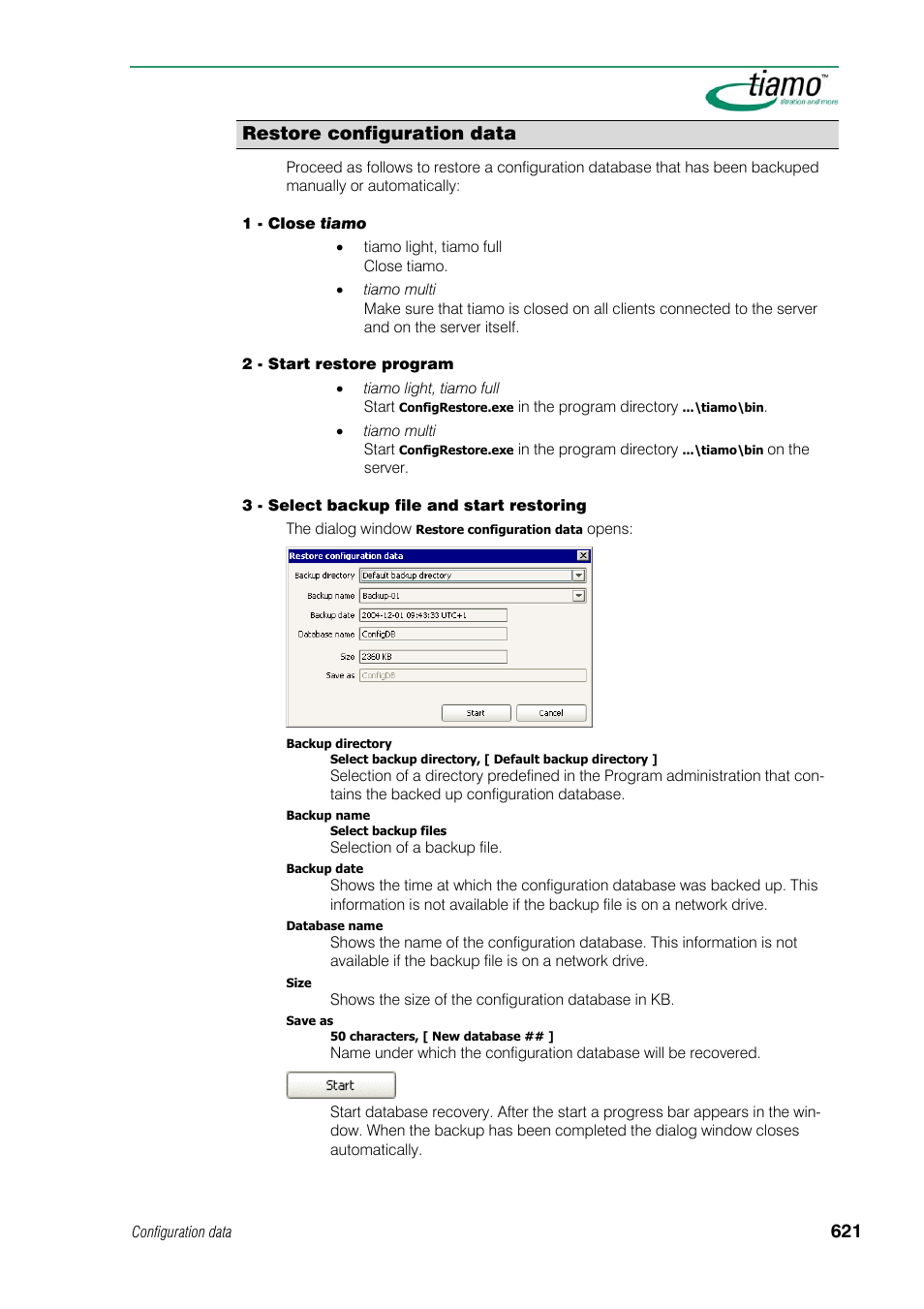 Restore configuration data | Metrohm tiamo 1.1 Manual User Manual | Page 649 / 838