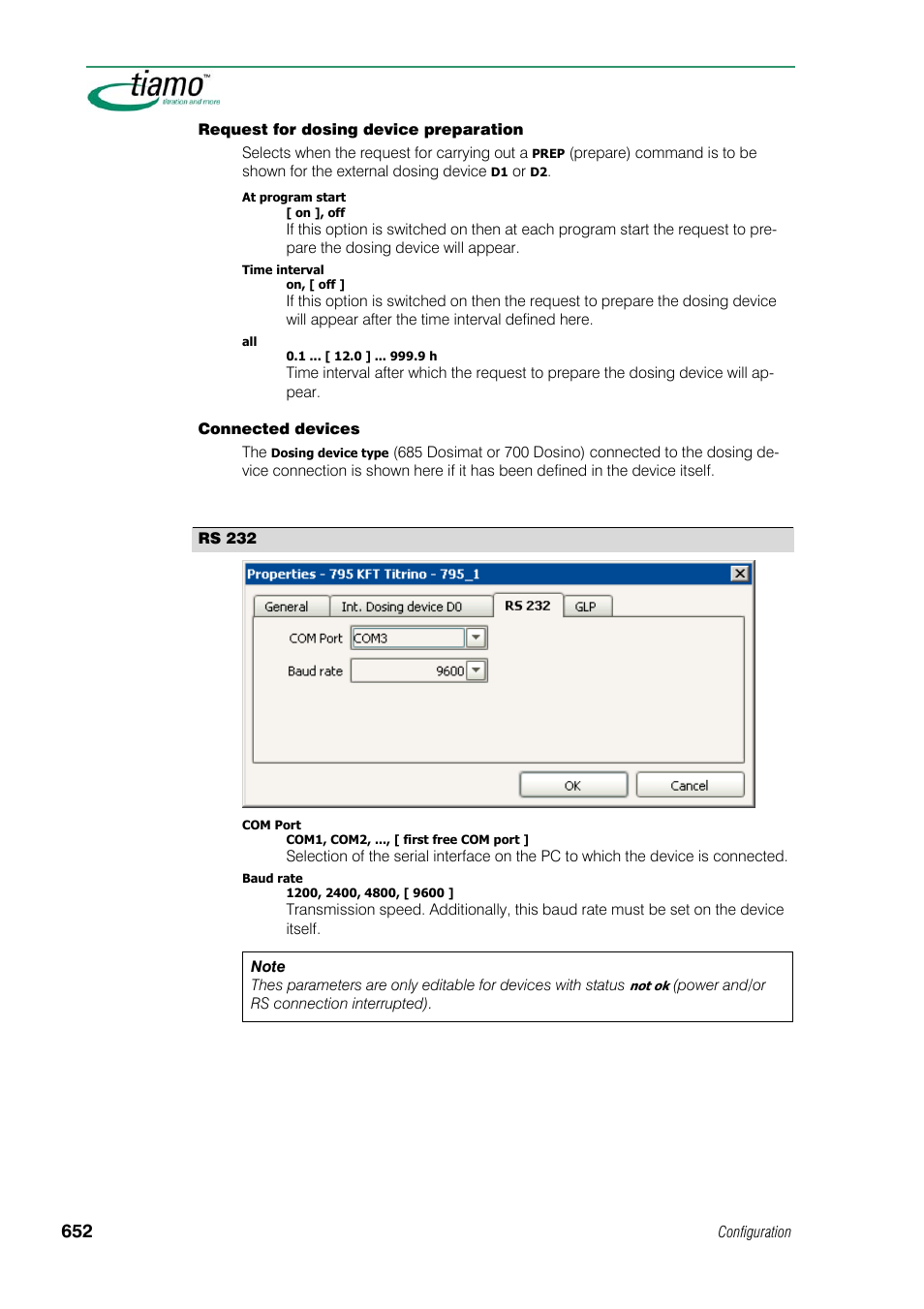 Rs 232 | Metrohm tiamo 1.1 Manual User Manual | Page 680 / 838