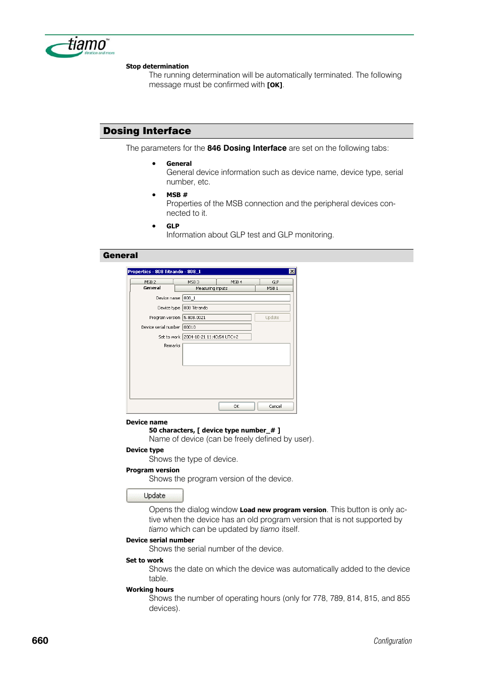Dosing interface, General | Metrohm tiamo 1.1 Manual User Manual | Page 688 / 838
