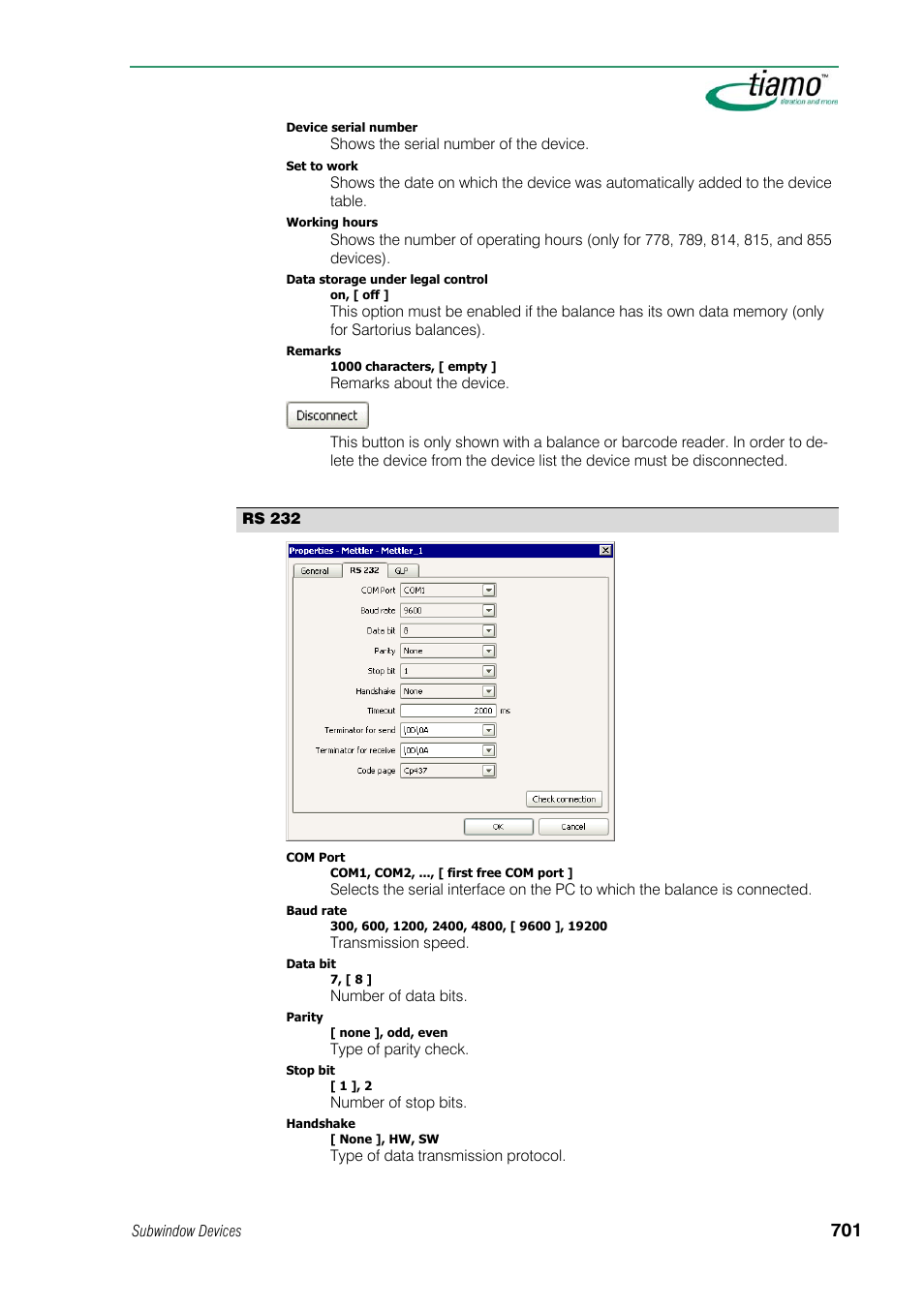 Rs 232 | Metrohm tiamo 1.1 Manual User Manual | Page 729 / 838