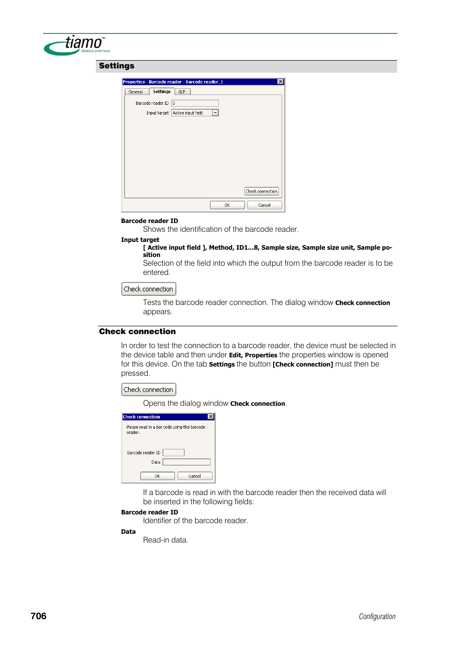 Settings | Metrohm tiamo 1.1 Manual User Manual | Page 734 / 838