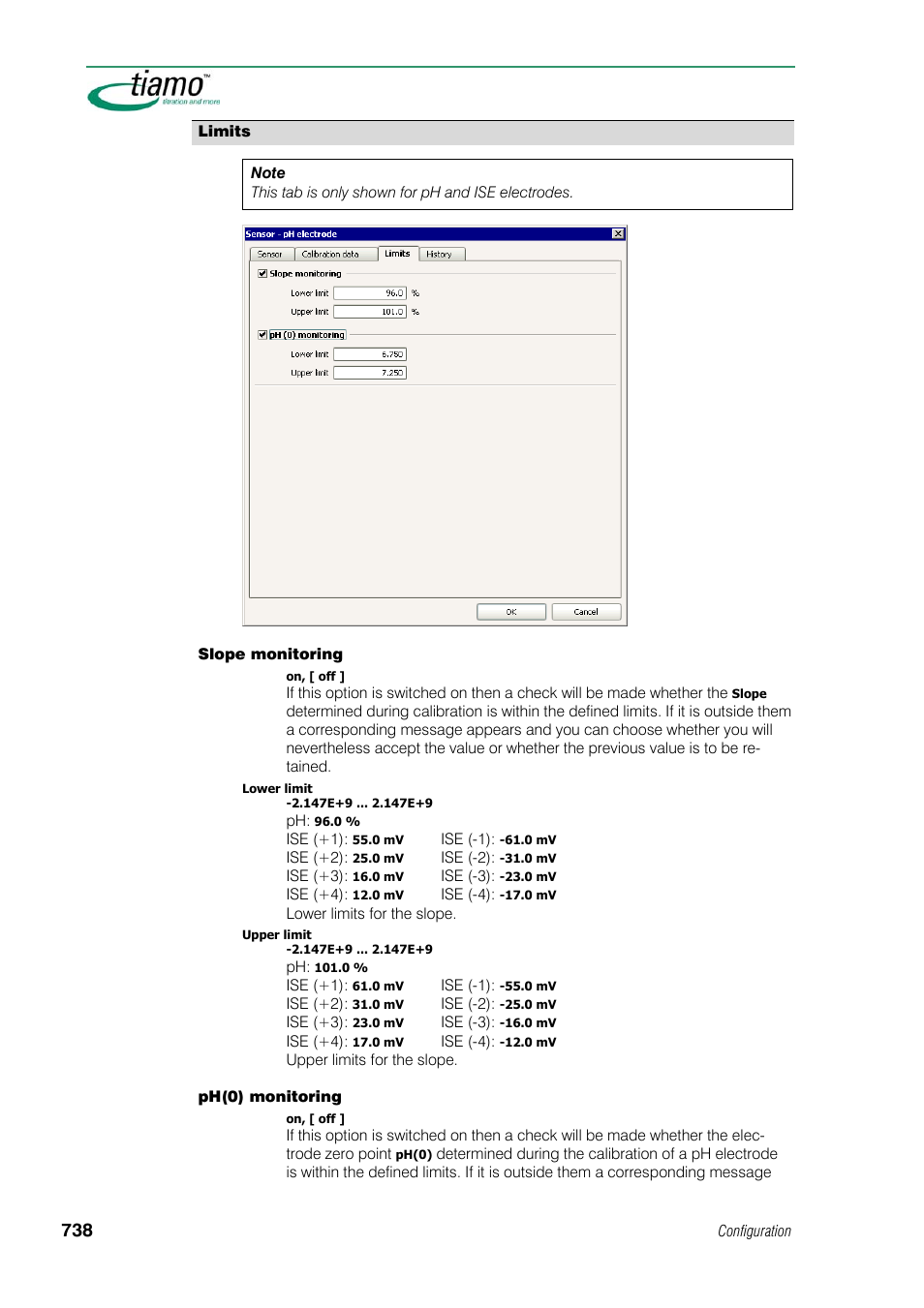 Limits | Metrohm tiamo 1.1 Manual User Manual | Page 766 / 838