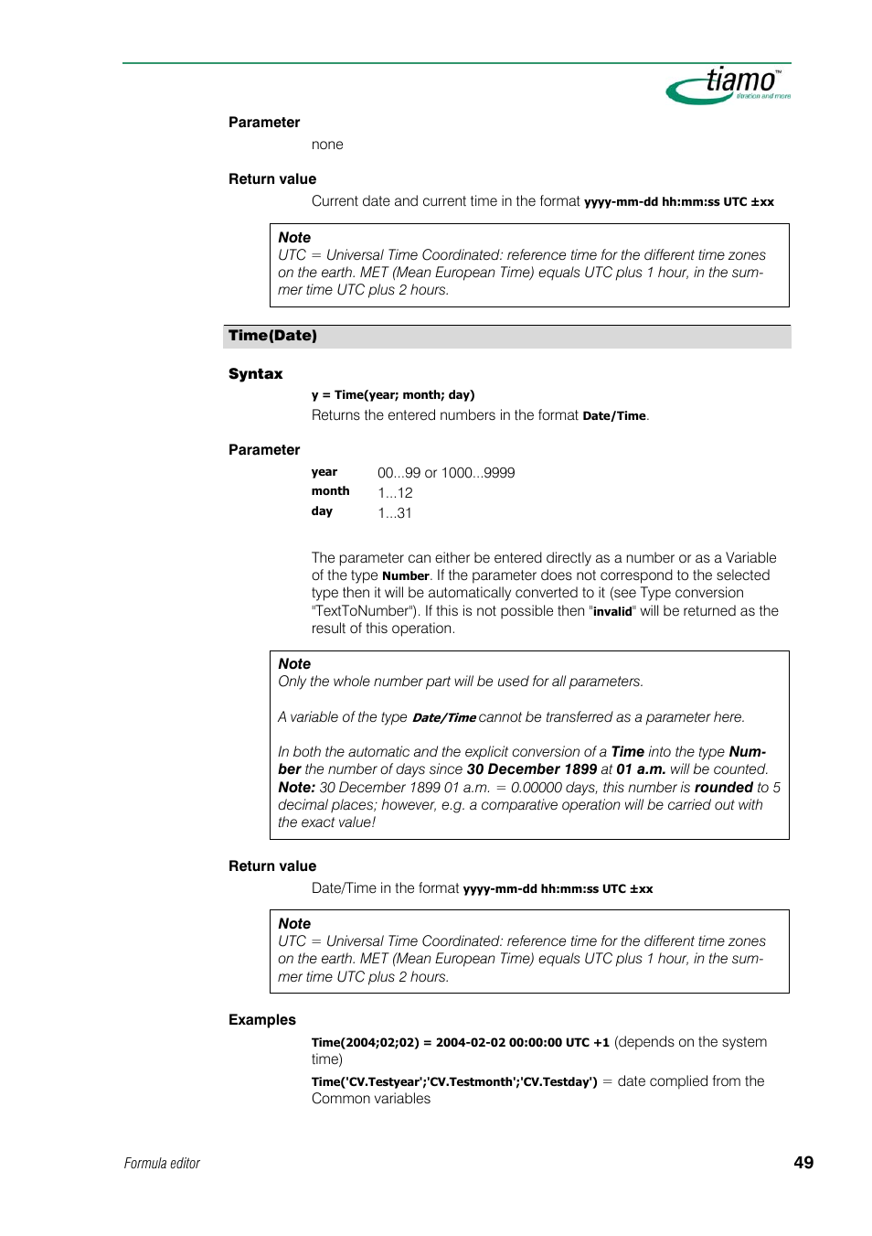 Time(date) | Metrohm tiamo 1.1 Manual User Manual | Page 77 / 838