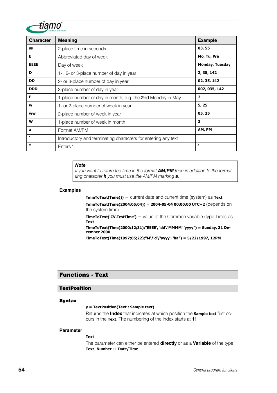 Functions - text, Textposition | Metrohm tiamo 1.1 Manual User Manual | Page 82 / 838