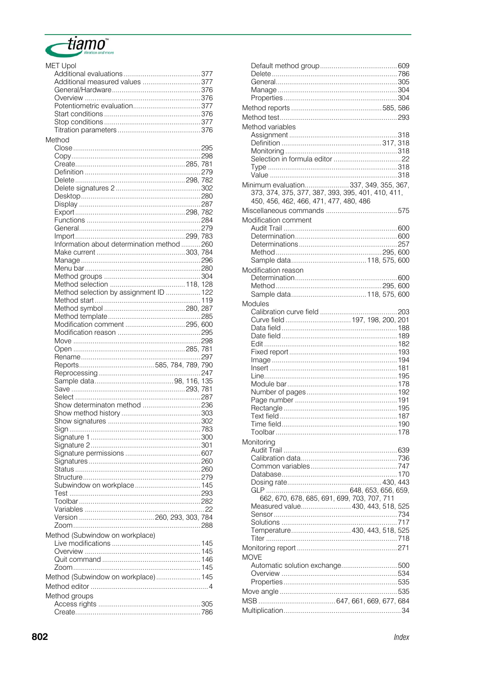 Metrohm tiamo 1.1 Manual User Manual | Page 830 / 838