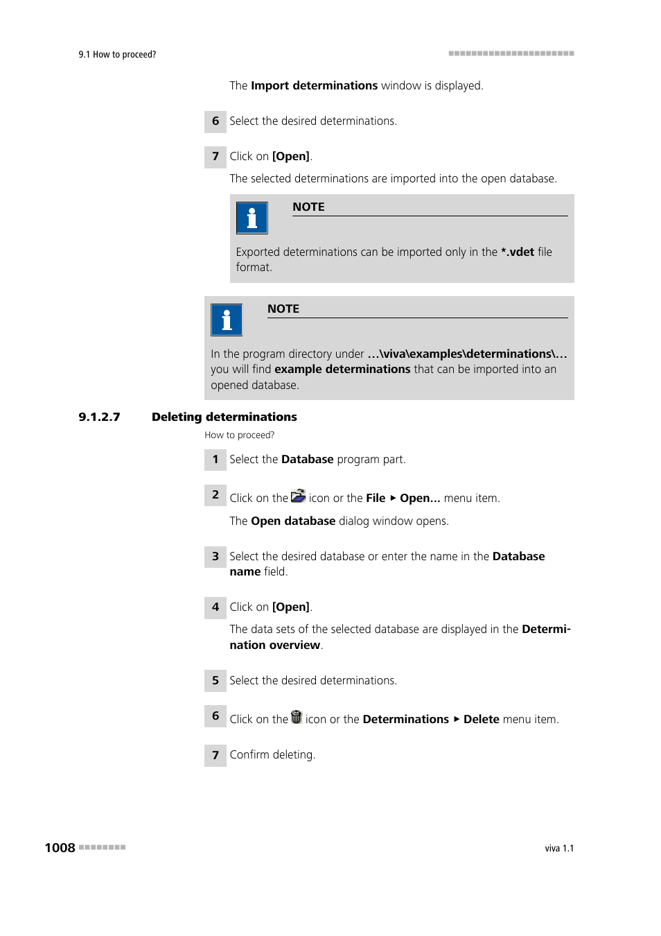 7 deleting determinations | Metrohm viva 1.1 User Manual | Page 1020 / 1085