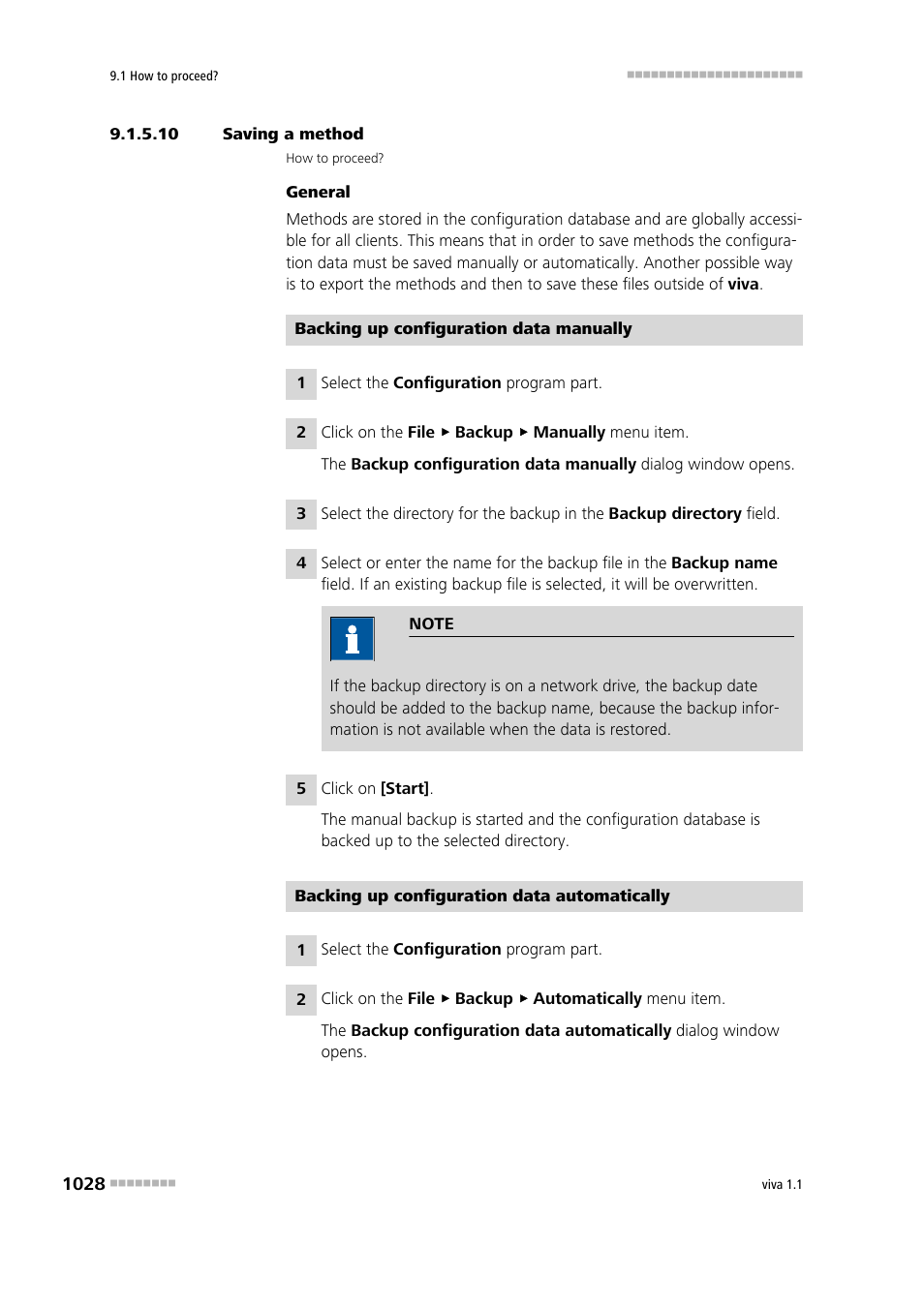 10 saving a method | Metrohm viva 1.1 User Manual | Page 1040 / 1085