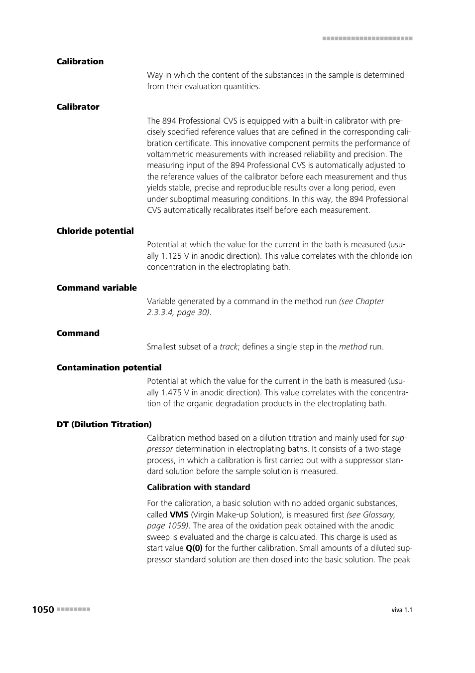 Metrohm viva 1.1 User Manual | Page 1062 / 1085