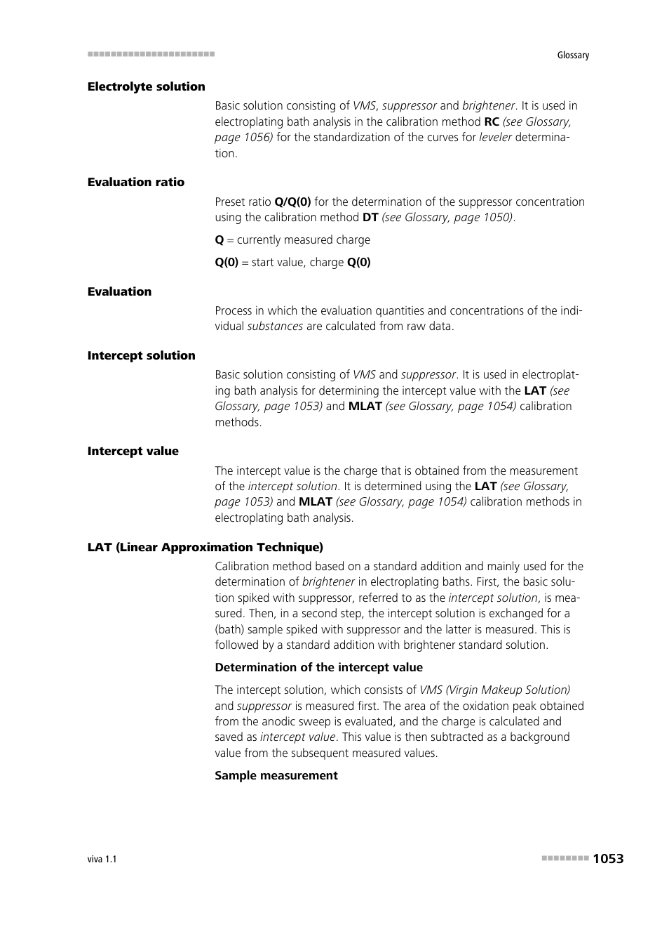 Metrohm viva 1.1 User Manual | Page 1065 / 1085