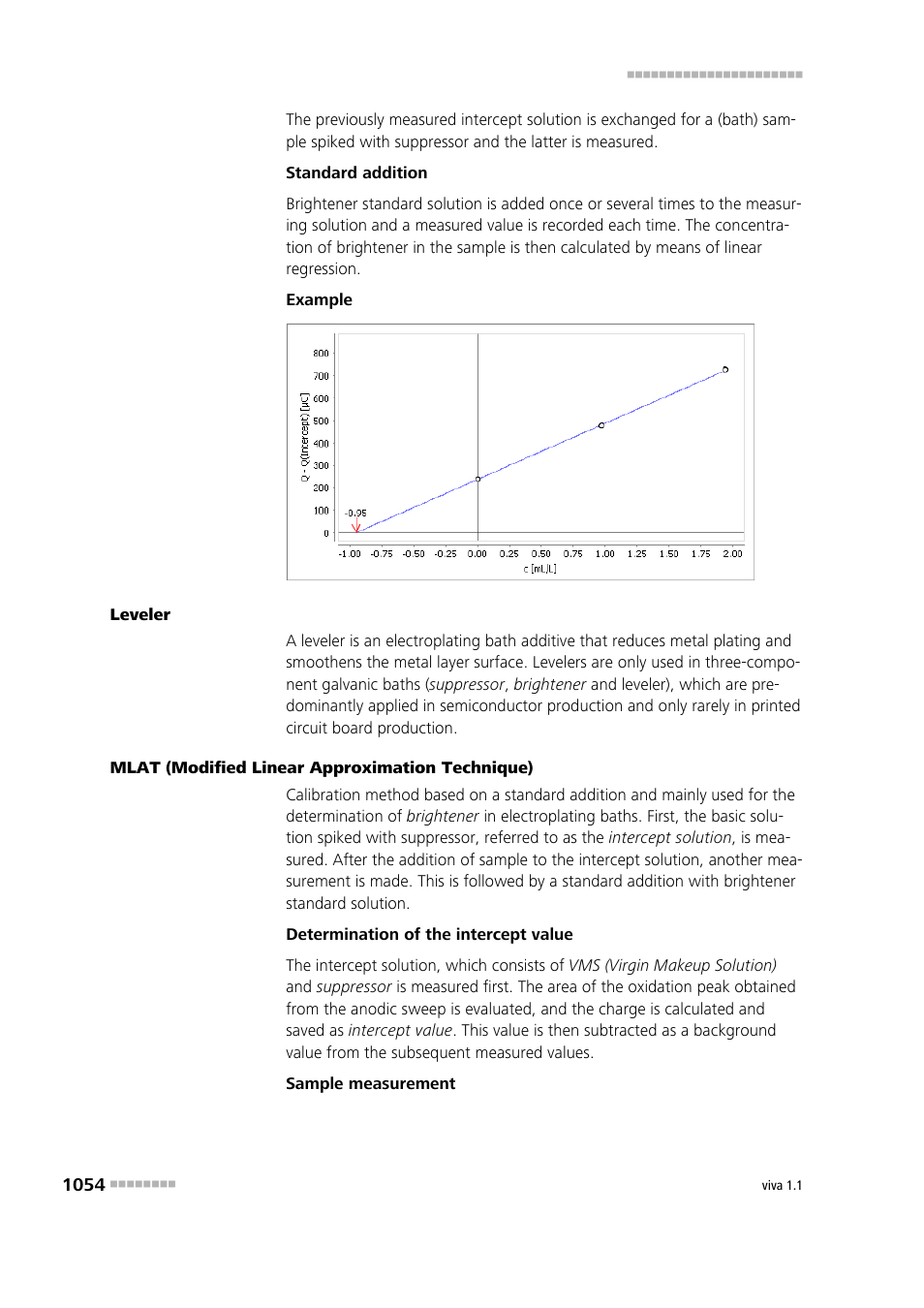 Leveler determina | Metrohm viva 1.1 User Manual | Page 1066 / 1085