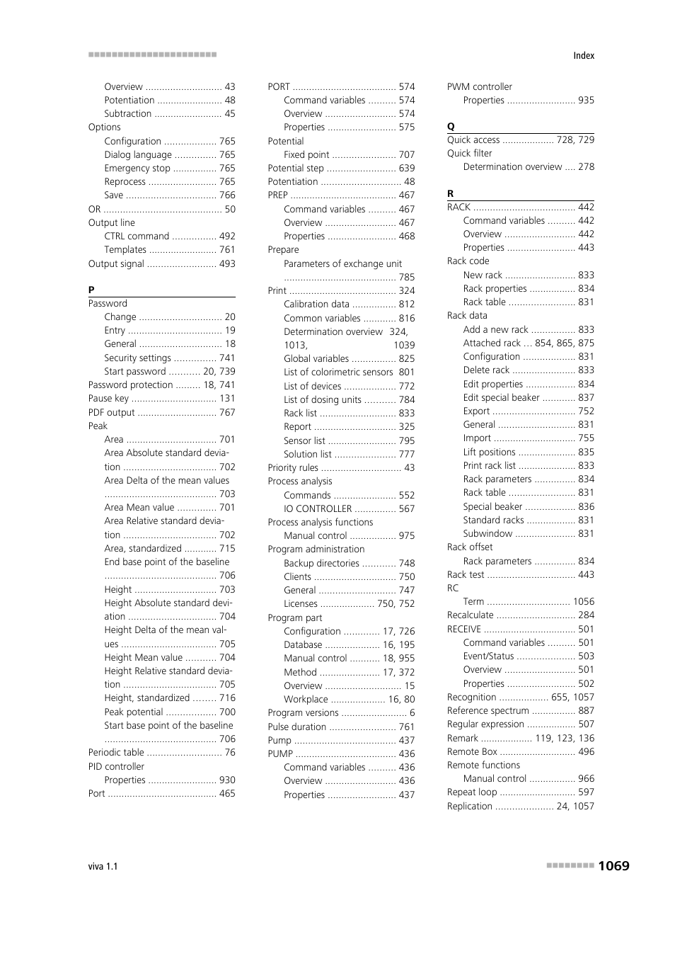 Metrohm viva 1.1 User Manual | Page 1081 / 1085