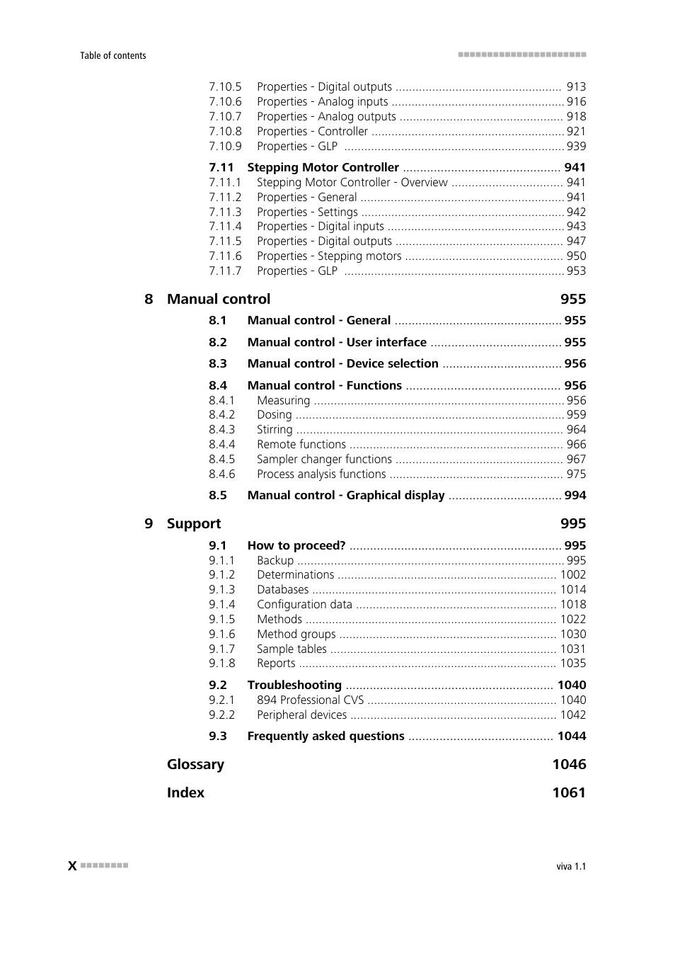 Metrohm viva 1.1 User Manual | Page 12 / 1085