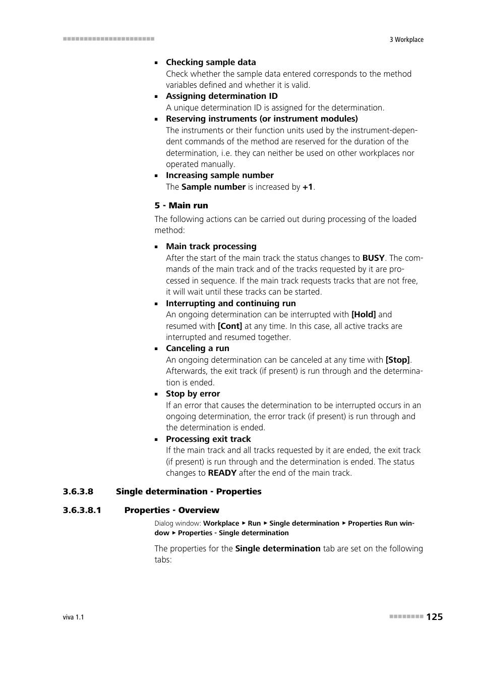 8 single determination - properties, 1 properties - overview, Defining properties | Properties - single determination | Metrohm viva 1.1 User Manual | Page 137 / 1085