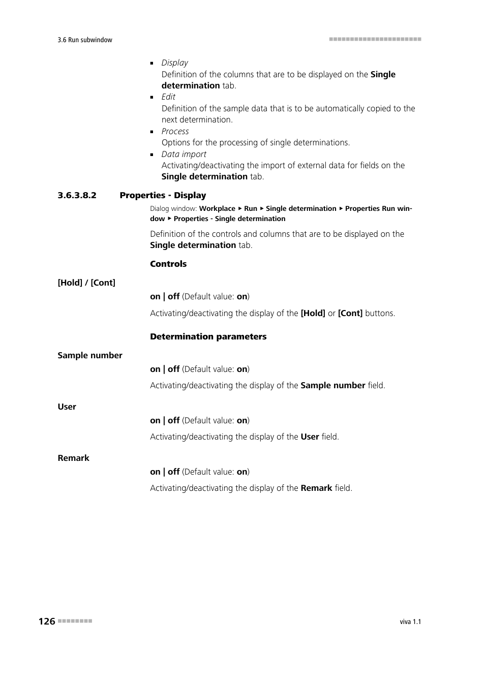2 properties - display | Metrohm viva 1.1 User Manual | Page 138 / 1085