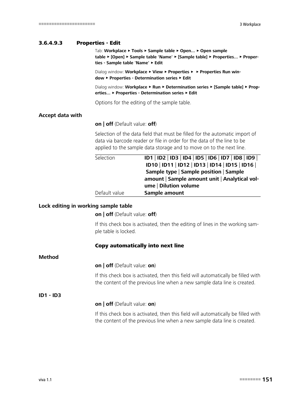 3 properties - edit | Metrohm viva 1.1 User Manual | Page 163 / 1085