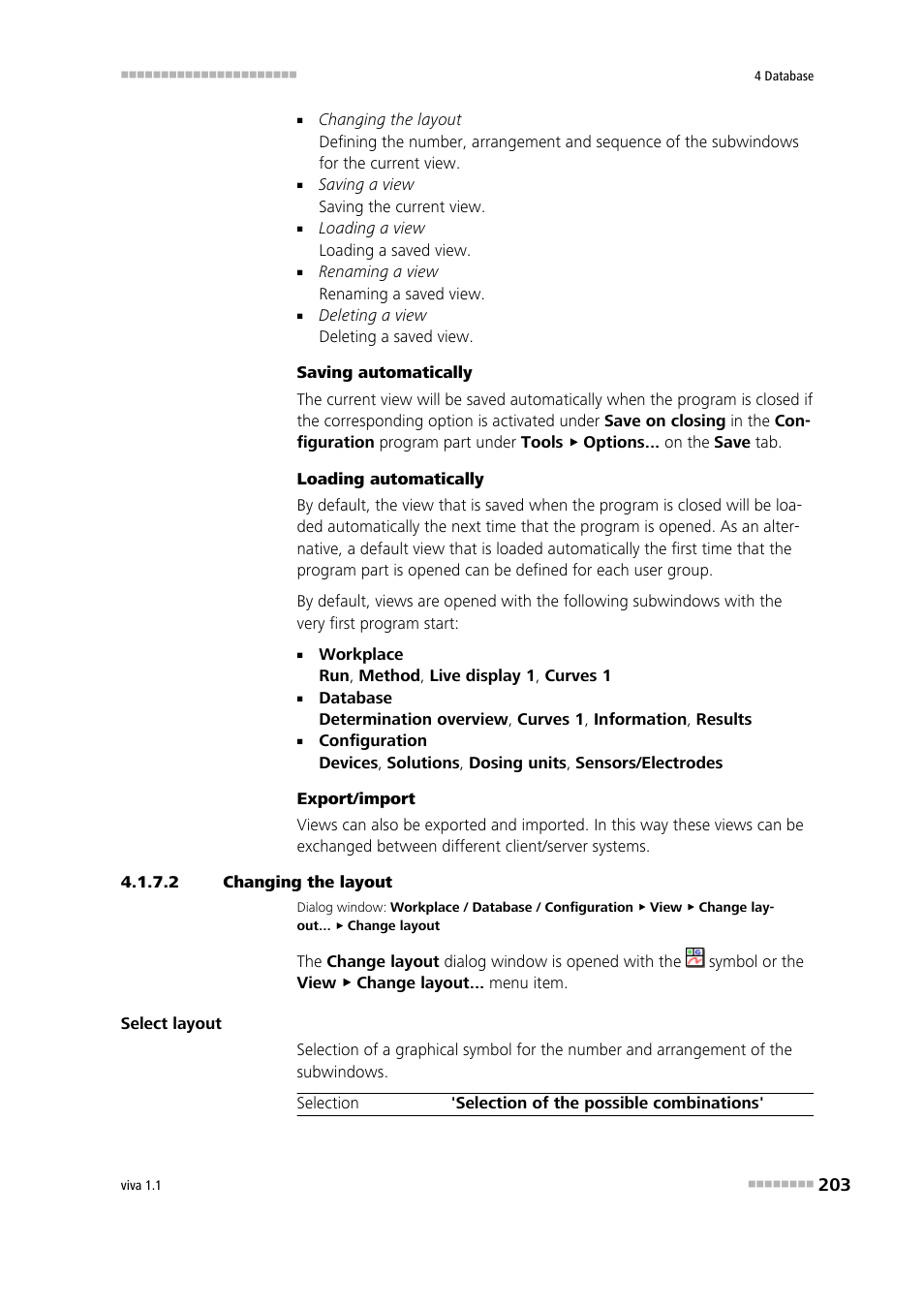 2 changing the layout | Metrohm viva 1.1 User Manual | Page 215 / 1085