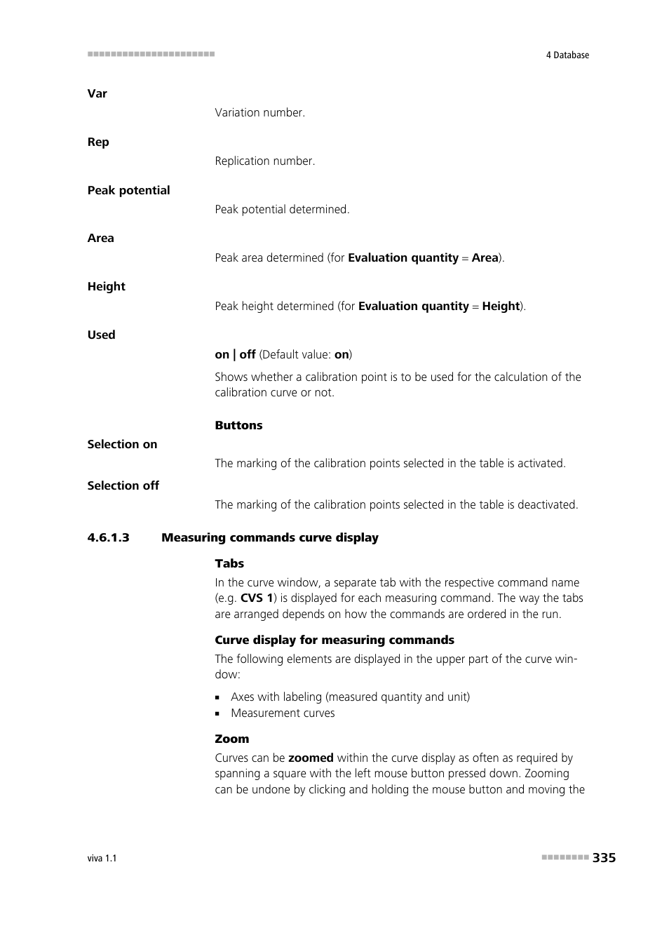 3 measuring commands curve display | Metrohm viva 1.1 User Manual | Page 347 / 1085