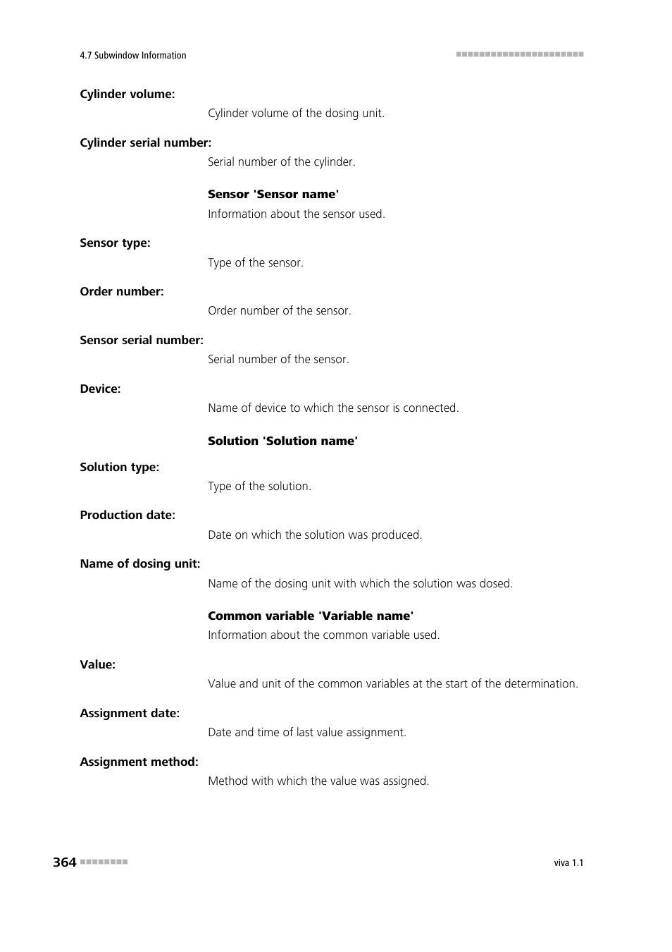 Metrohm viva 1.1 User Manual | Page 376 / 1085