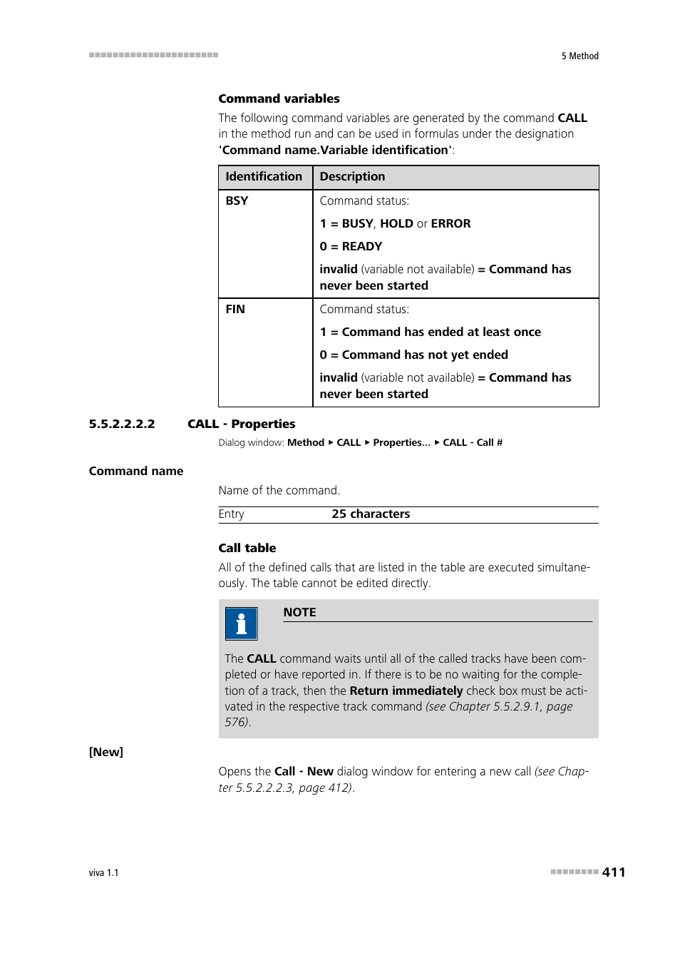 2 call - properties, Call | Metrohm viva 1.1 User Manual | Page 423 / 1085