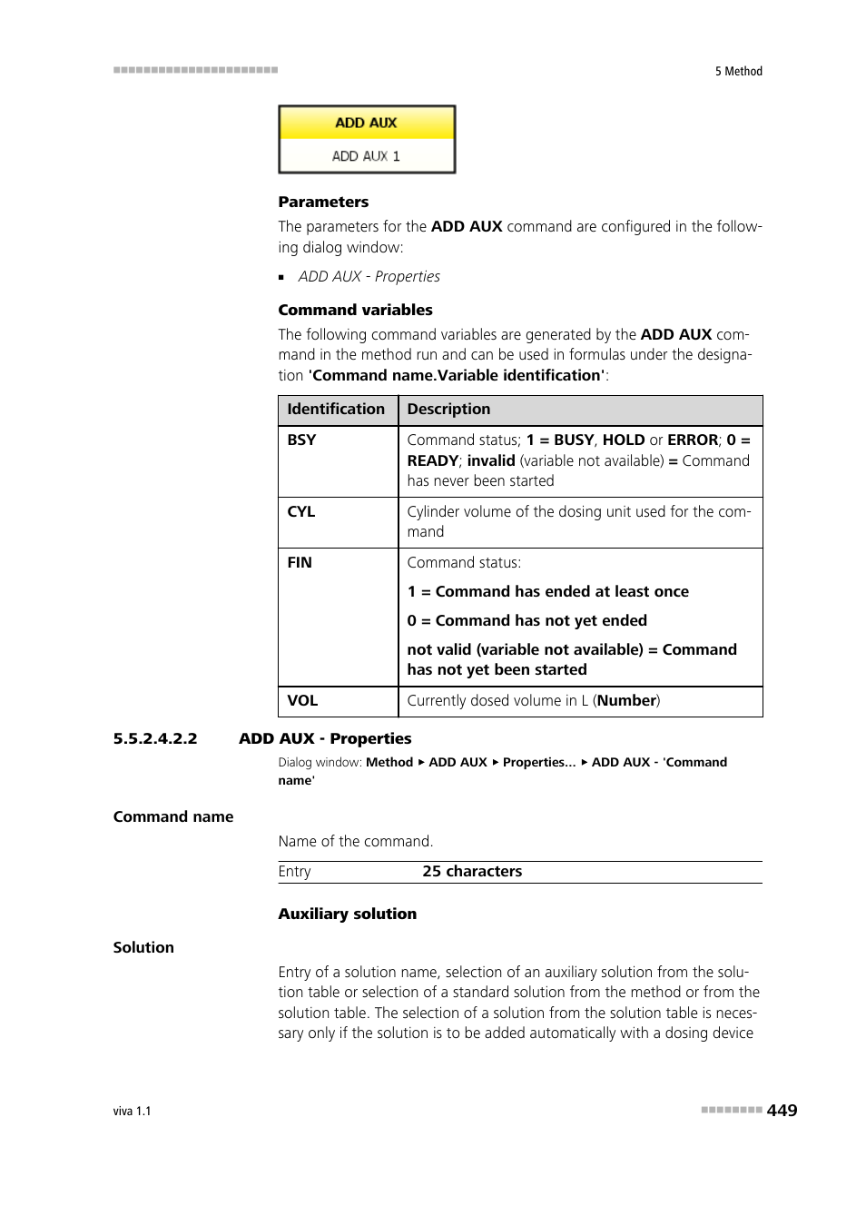 2 add aux - properties | Metrohm viva 1.1 User Manual | Page 461 / 1085