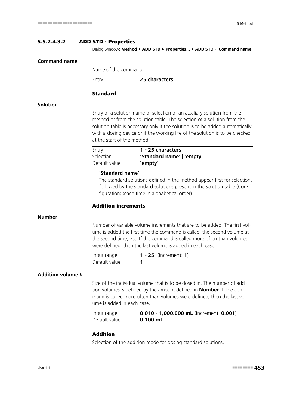 2 add std - properties | Metrohm viva 1.1 User Manual | Page 465 / 1085