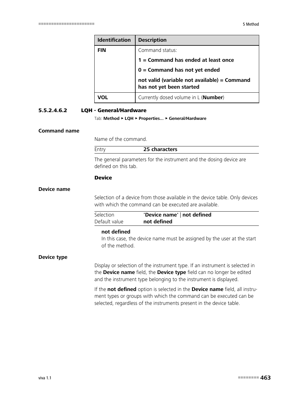 2 lqh - general/hardware | Metrohm viva 1.1 User Manual | Page 475 / 1085