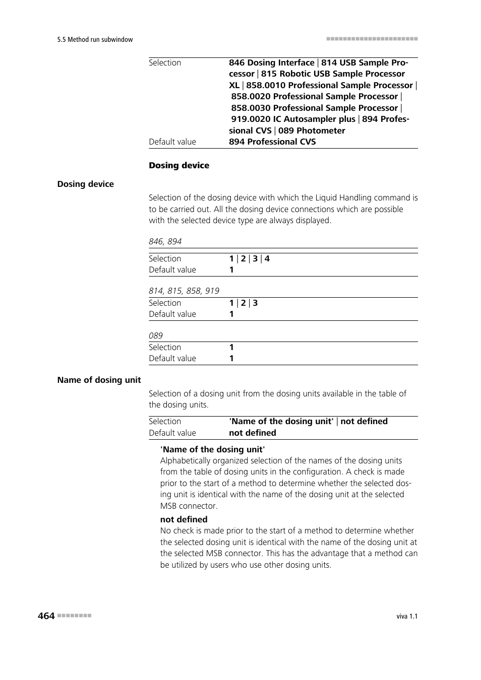 Metrohm viva 1.1 User Manual | Page 476 / 1085