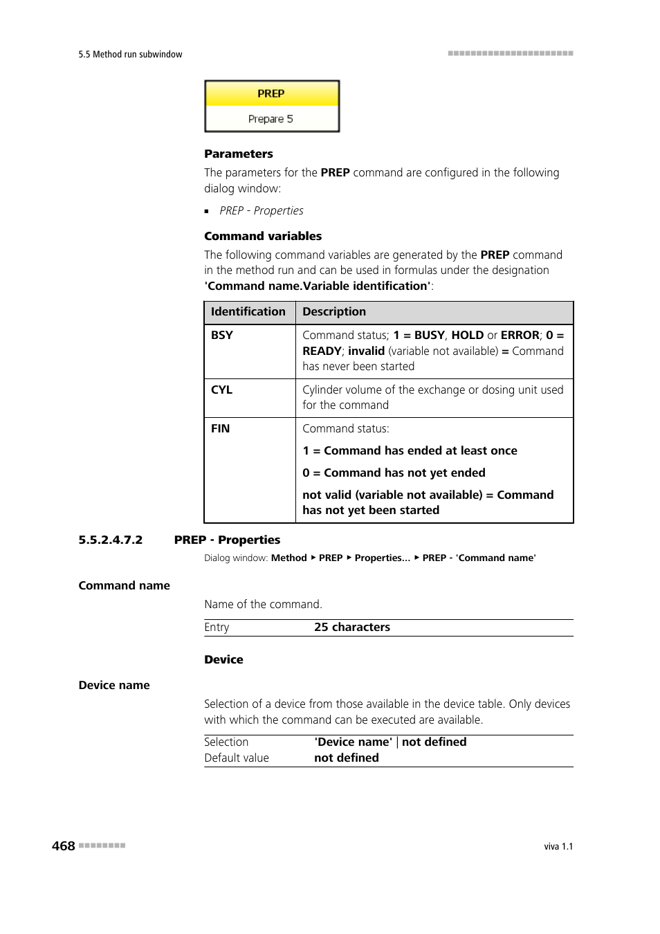 2 prep - properties | Metrohm viva 1.1 User Manual | Page 480 / 1085