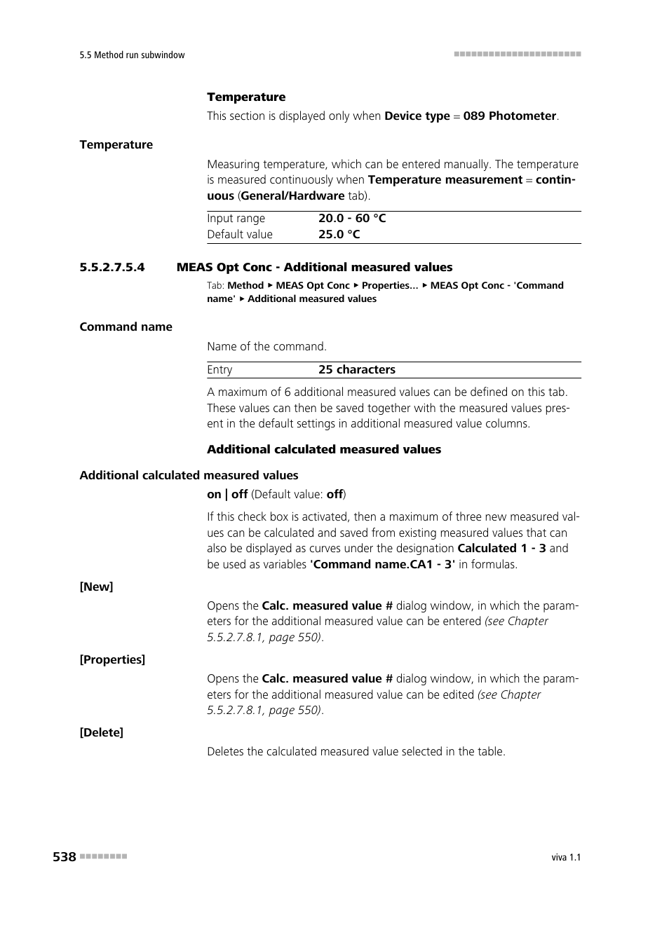 4 meas opt conc - additional measured values | Metrohm viva 1.1 User Manual | Page 550 / 1085