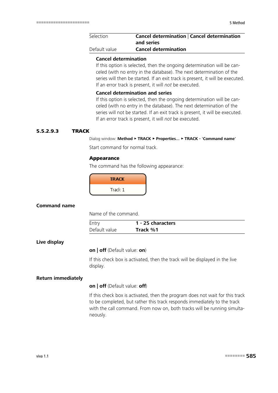 3 track, Track | Metrohm viva 1.1 User Manual | Page 597 / 1085