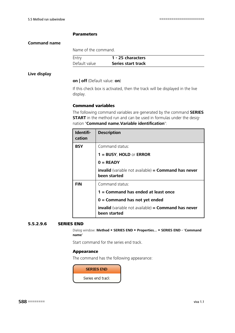 6 series end, Series end | Metrohm viva 1.1 User Manual | Page 600 / 1085