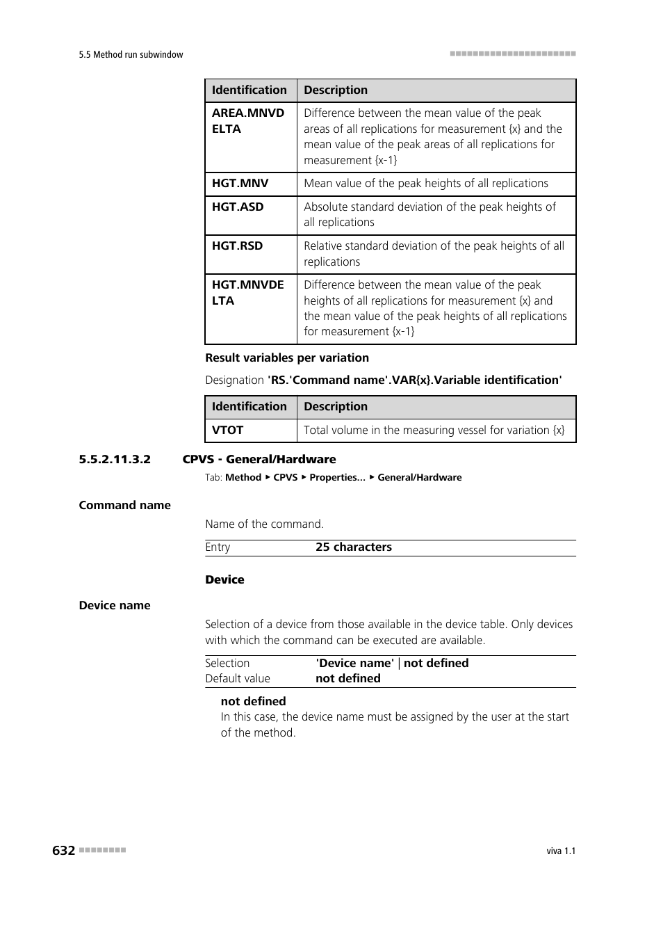 2 cpvs - general/hardware, General/hardware | Metrohm viva 1.1 User Manual | Page 644 / 1085