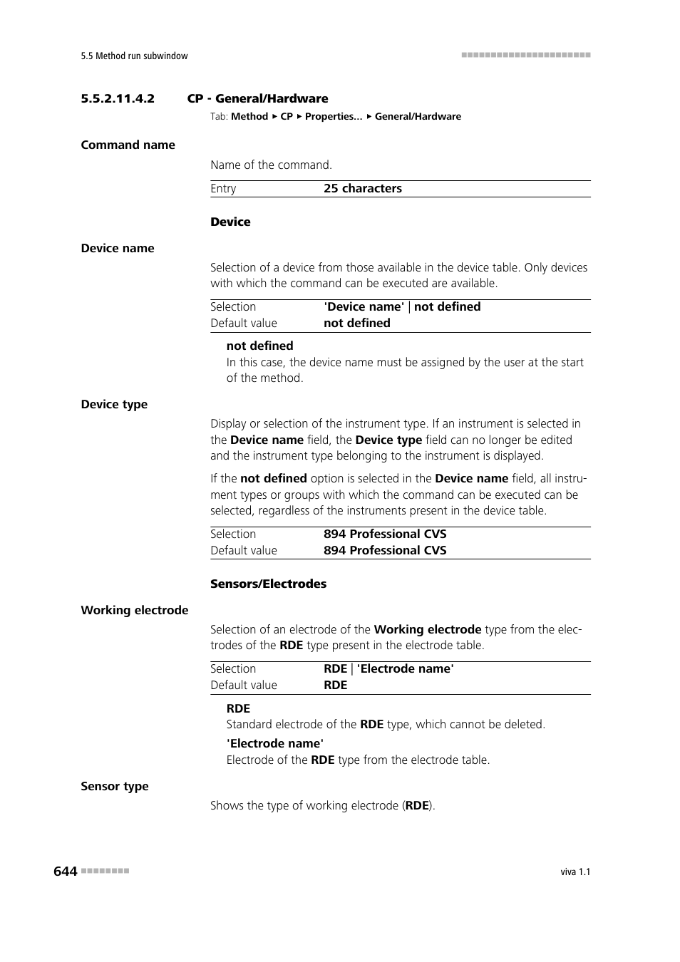 2 cp - general/hardware, General/hardware | Metrohm viva 1.1 User Manual | Page 656 / 1085