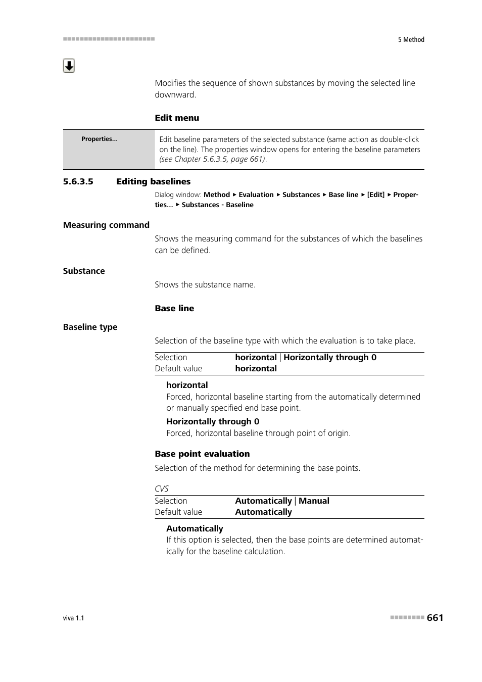 5 editing baselines | Metrohm viva 1.1 User Manual | Page 673 / 1085