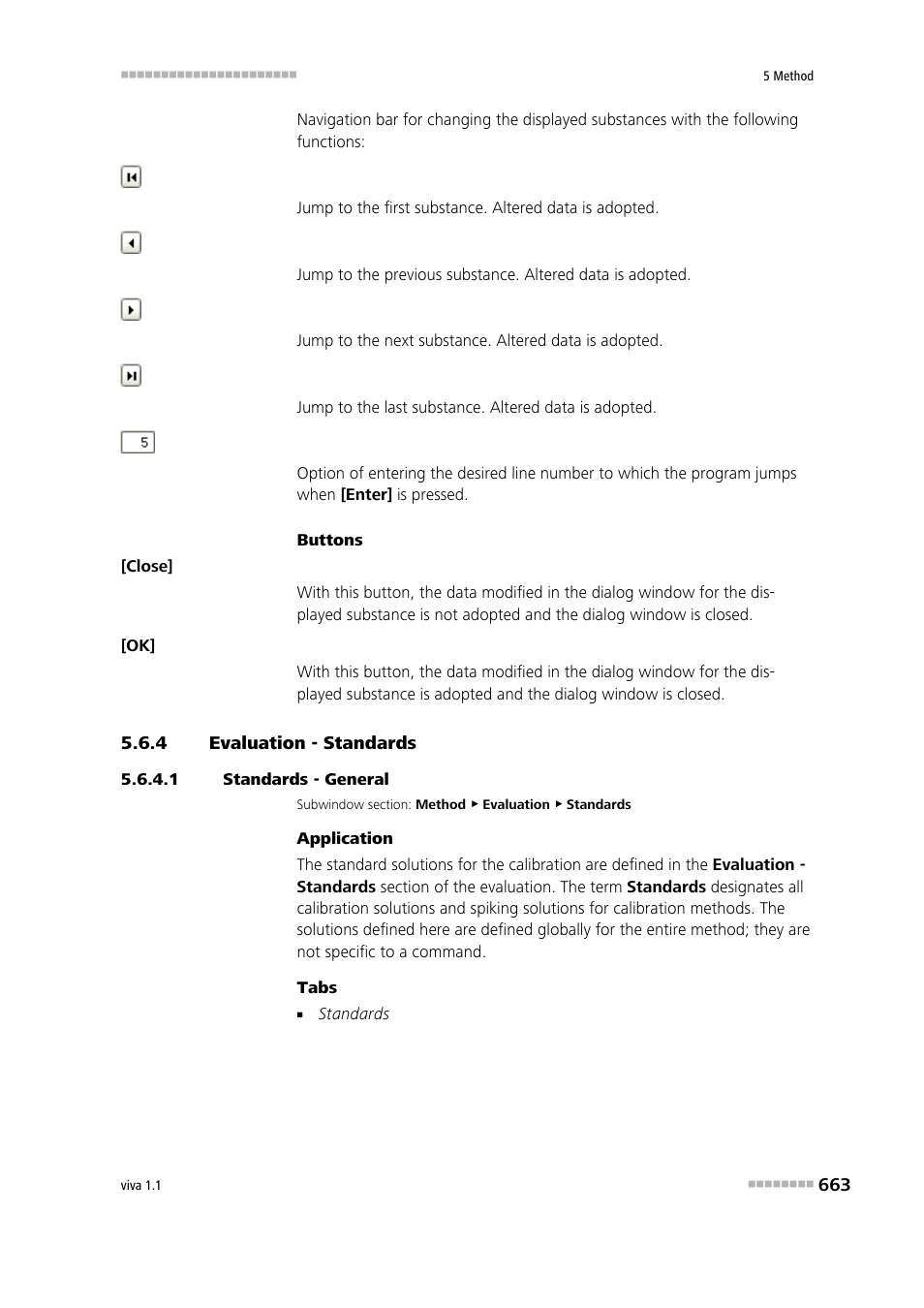 4 evaluation - standards, 1 standards - general, Evaluation - standards | Standards | Metrohm viva 1.1 User Manual | Page 675 / 1085