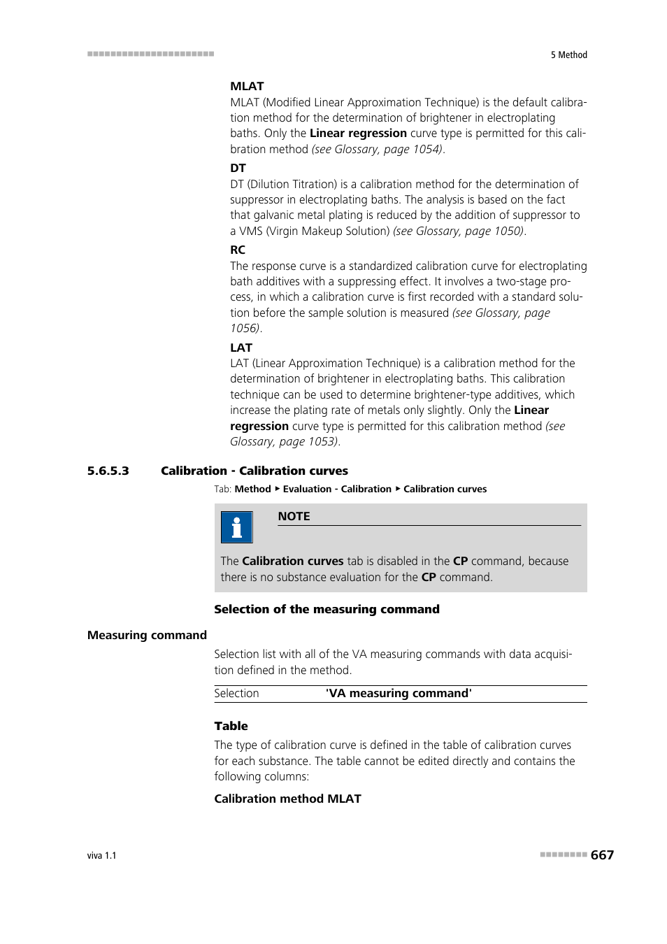 3 calibration - calibration curves | Metrohm viva 1.1 User Manual | Page 679 / 1085