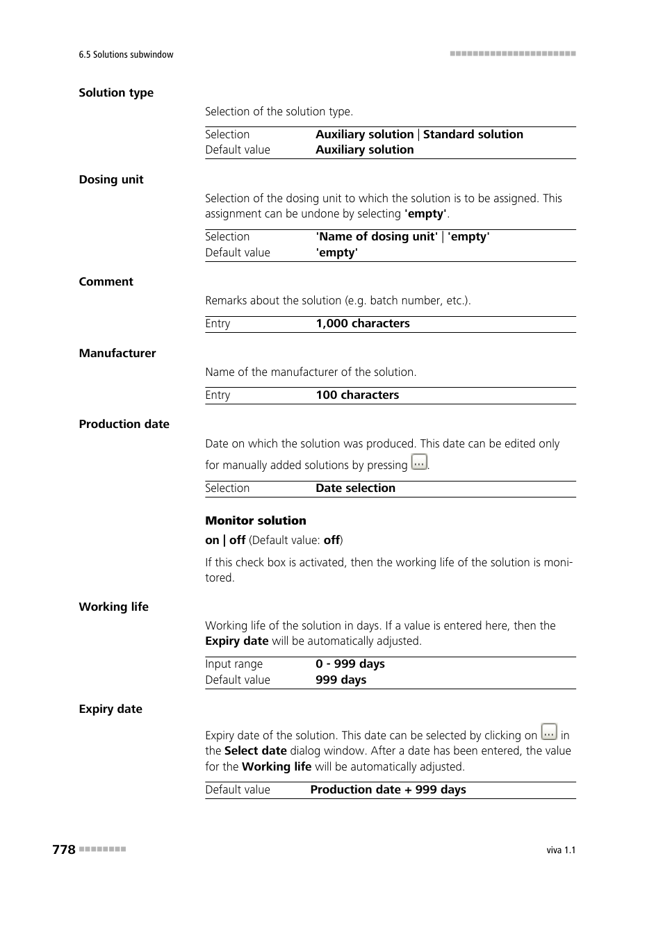 Metrohm viva 1.1 User Manual | Page 790 / 1085