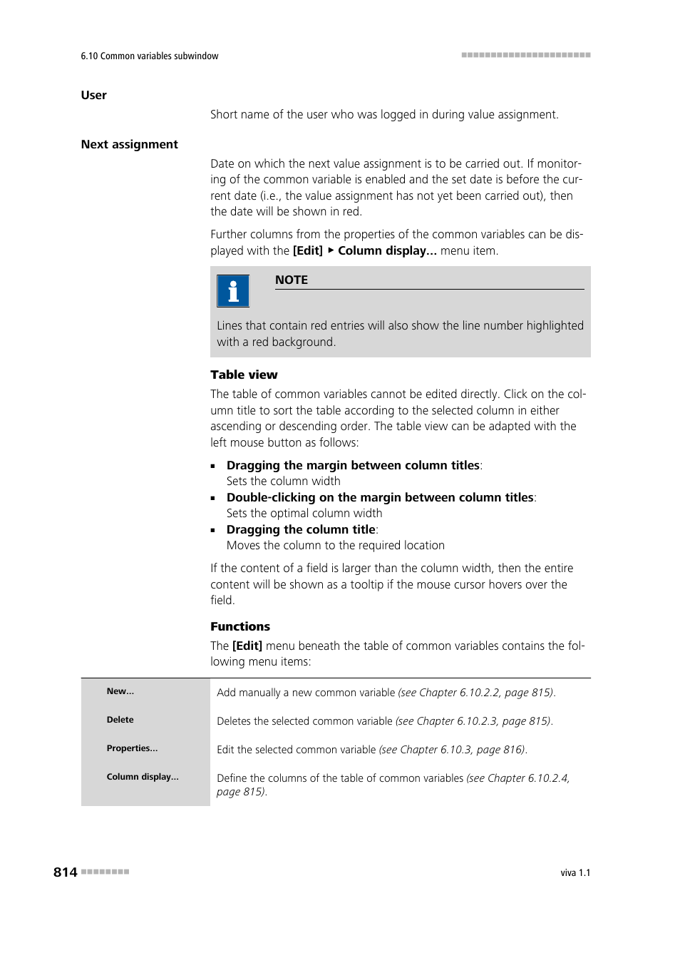 Metrohm viva 1.1 User Manual | Page 826 / 1085