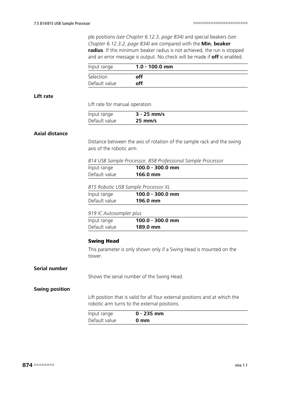 Metrohm viva 1.1 User Manual | Page 886 / 1085